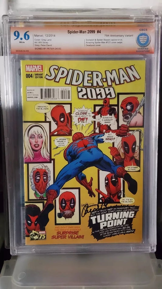 Spider-man 2099 #4 - CGC 9.6 - Firmado Por Peter David